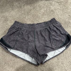 Grey lululemon shorts
